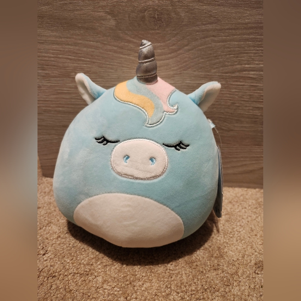 NWT Blue Unicorn Hudson Squishmallow